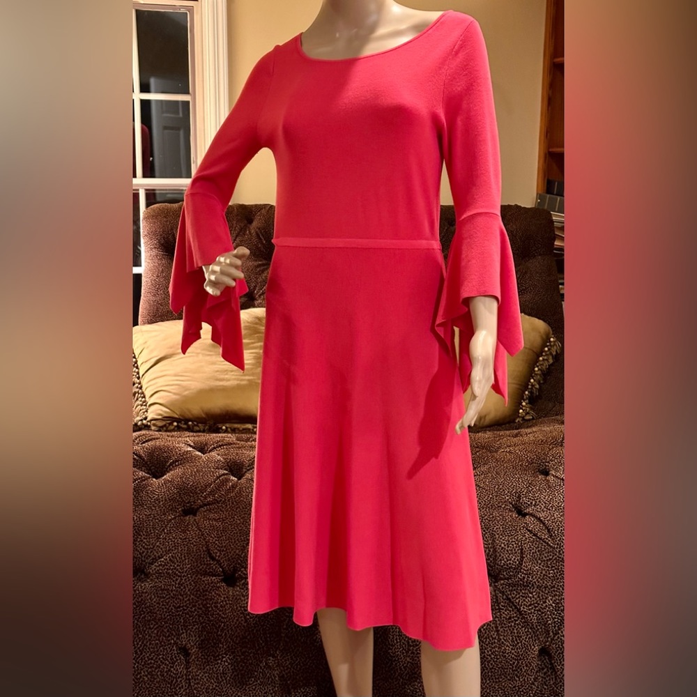 NWT Banana Republic Fit&Flare Red Dress Knit Sz XS